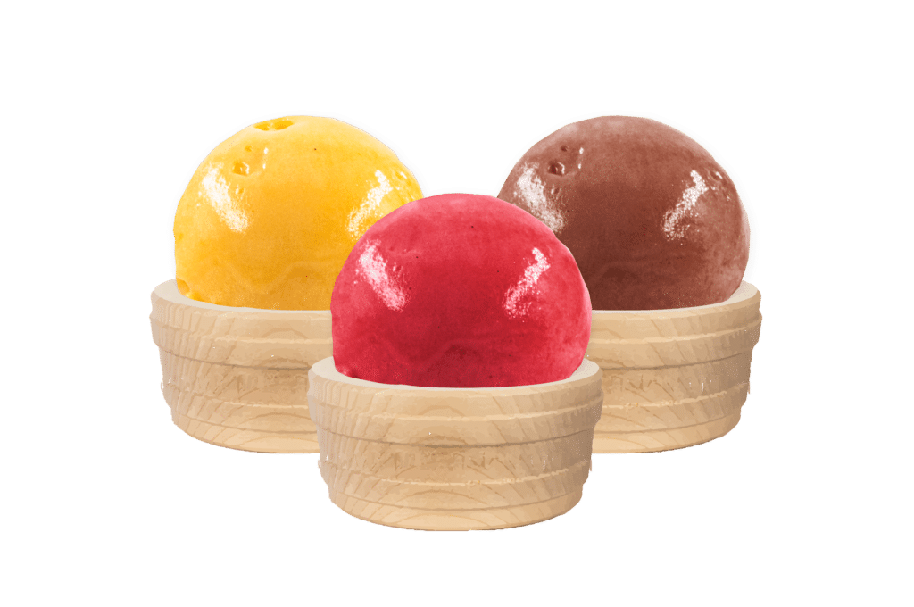 Glaces Dzô 1 3 glaces pots gruyere